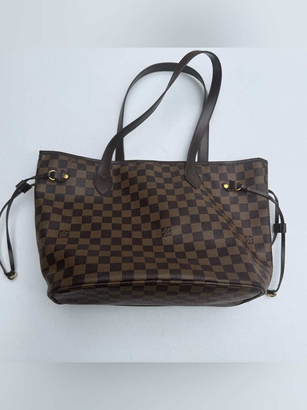 Louis Vuitton Neverfull MM Damier Ebene Tote